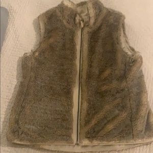 Faux-fur vest